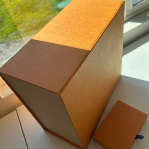 Set of 2 Louis Vuitton Boxes - Authentic Drawer Box Magnet Flip Top Box - Picture 6 of 10